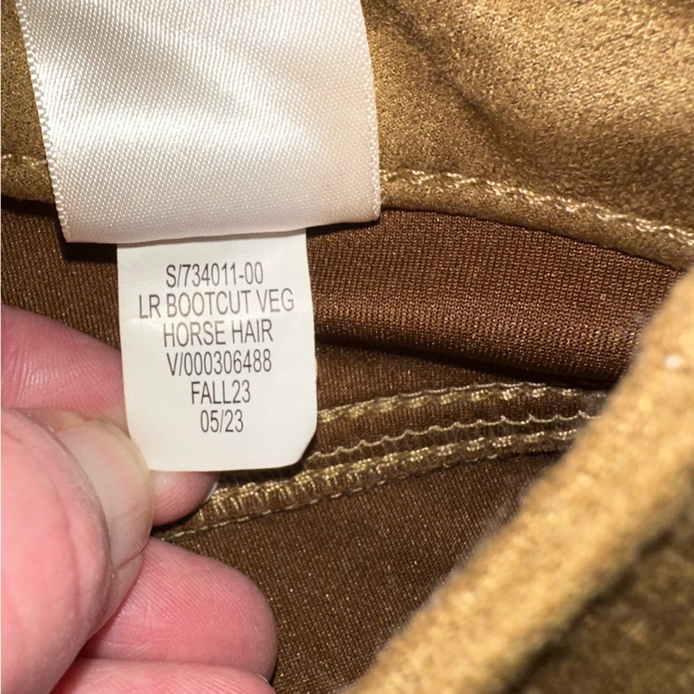 Banana Republic VEGAN SUEDE low rise bootcut jeans Fall 2023 New‎ with tag 25/0 - Picture 12 of 13